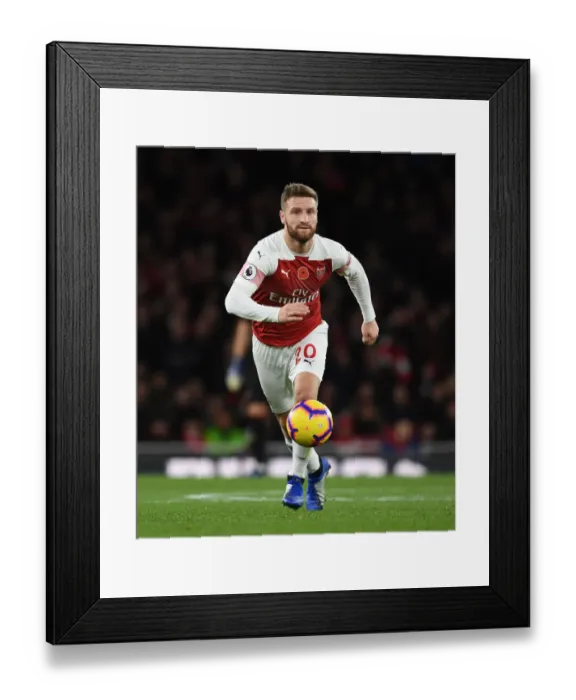 Framed Print : Mustafi's Iron Will: Arsenal's Defensive Shield vs. Wolverhampton Wanderers Framed Print : Mustafi's Iron Will: Arsenal's Defensive Shield vs. Wolverhampton Wanderers