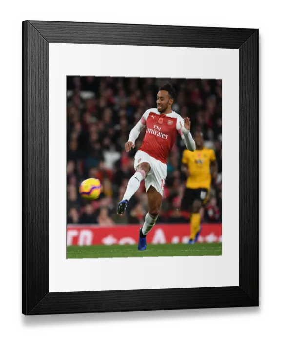 Framed Print : Aubameyang Shines: Arsenal's Victory over Wolverhampton Wanderers in the Premier League Framed Print : Aubameyang Shines: Arsenal's Victory over Wolverhampton Wanderers in the Premier League
