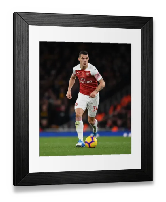 Framed Print : Granit Xhaka in Action: Arsenal vs. Wolverhampton Wanderers, Premier League 2018-19 Framed Print : Granit Xhaka in Action: Arsenal vs. Wolverhampton Wanderers, Premier League 2018-19