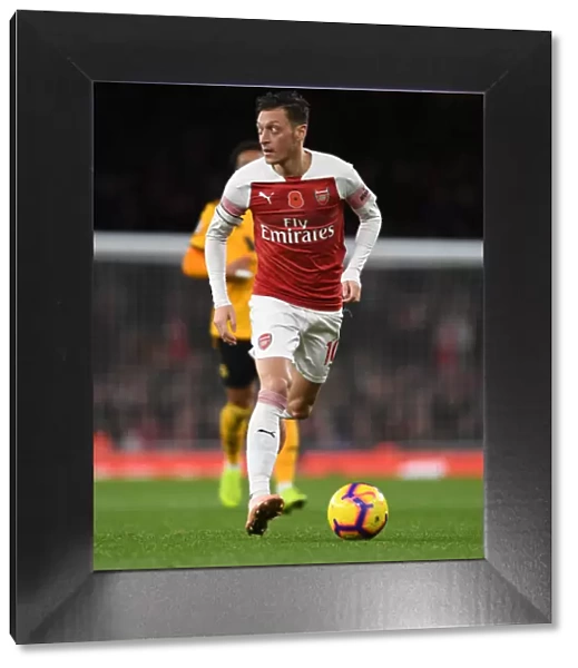 Mesut Ozil: In Action for Arsenal vs. Wolverhampton Wanderers, Premier League 2018-19