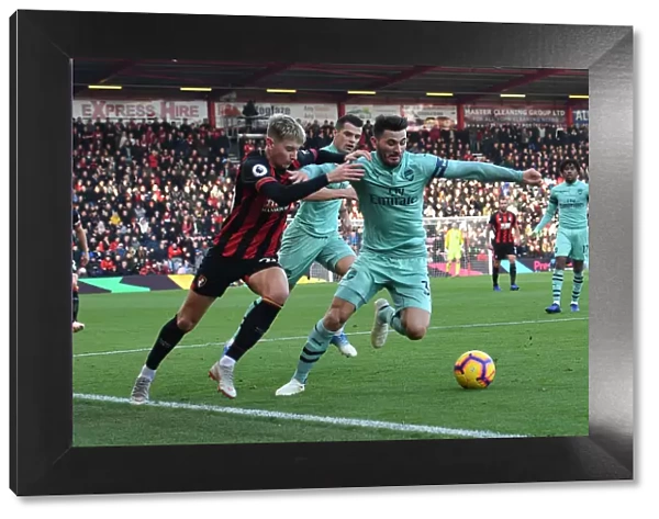 Sead Kolasinac vs Dave Brooks: Intense Clash in AFC Bournemouth vs Arsenal FC Premier League Match