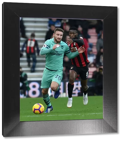Mustafi Foul by Lerma: AFC Bournemouth vs Arsenal, Premier League 2018-19