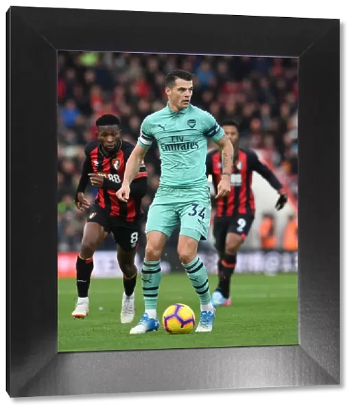 Granit Xhaka: In Action for Arsenal vs Bournemouth, Premier League 2018-19