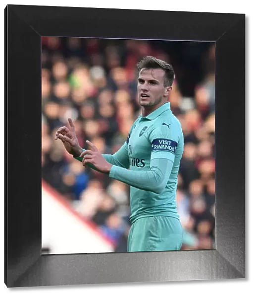Rob Holding in Action: AFC Bournemouth vs Arsenal FC, Premier League 2018-19