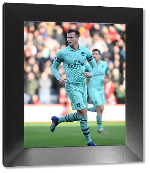 Rob Holding in Action: AFC Bournemouth vs. Arsenal FC, Premier League 2018-19