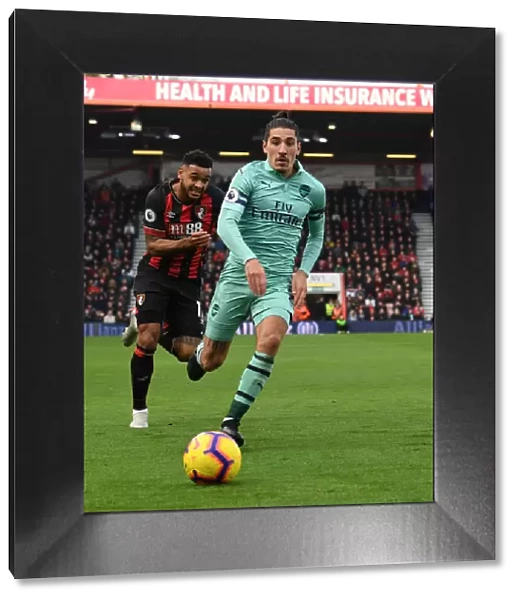 Hector Bellerin: In Action Against AFC Bournemouth, Premier League 2018-19
