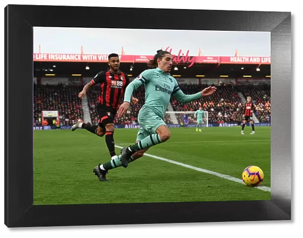 Hector Bellerin in Action: AFC Bournemouth vs Arsenal FC, Premier League 2018-19