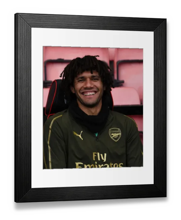 Framed Print : Mohamed Elneny: Arsenal's Focus Ahead of AFC Bournemouth Clash (2018-19) Framed Print : Mohamed Elneny: Arsenal's Focus Ahead of AFC Bournemouth Clash (2018-19)