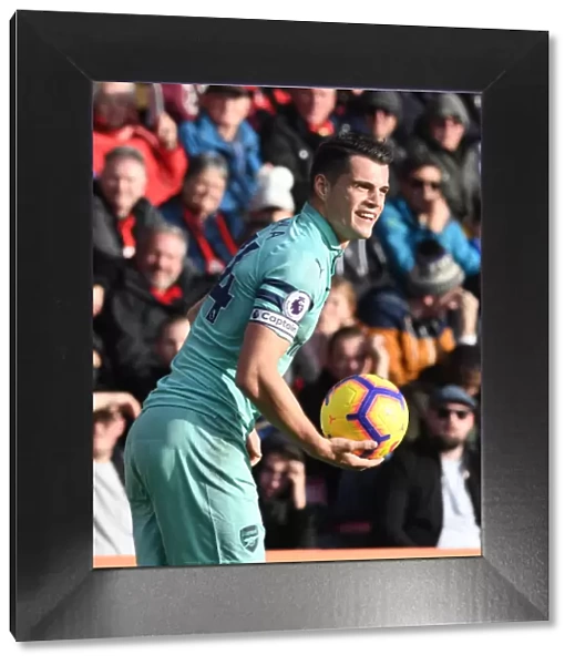 Granit Xhaka: Arsenal Star in Action vs. AFC Bournemouth, Premier League 2018-19