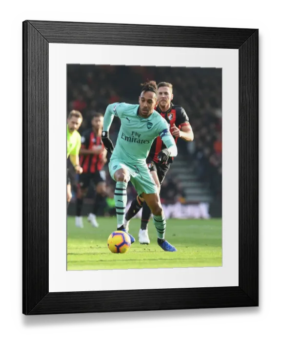 Framed Print : Arsenal's Aubameyang Shines: Premier League Clash Against AFC Bournemouth, November 2018 Framed Print : Arsenal's Aubameyang Shines: Premier League Clash Against AFC Bournemouth, November 2018