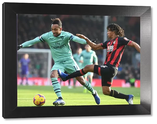 Aubameyang vs Ake: Intense Battle in AFC Bournemouth vs Arsenal FC Premier League Clash