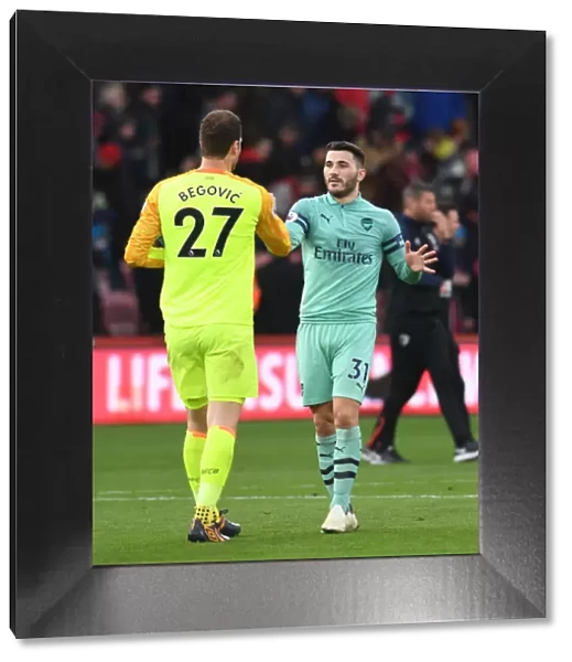 Clash of the Keepers: Sead Kolasinac and Asmir Begovic Go Head-to-Head in Intense AFC Bournemouth vs Arsenal FC Match