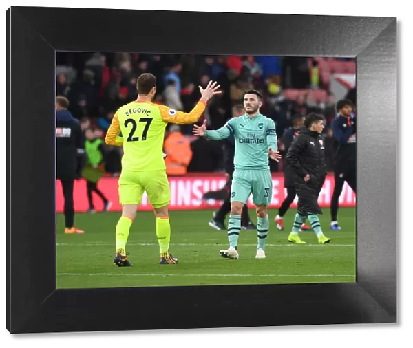 Sead Kolasinac and Asmir Begovic Clash Between the Lines: AFC Bournemouth vs. Arsenal FC (2018-19)
