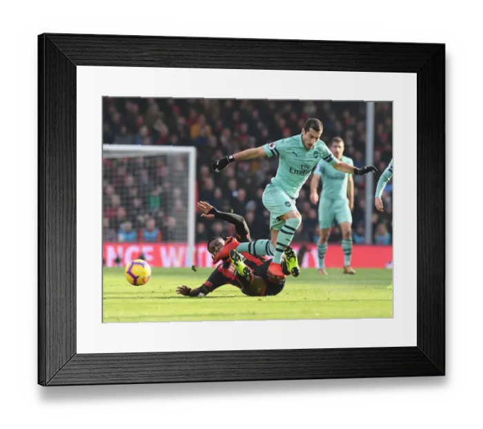 Framed Print : Clash of Midfield Titans: Mkhitaryan vs Lerma, Premier League Showdown Framed Print : Clash of Midfield Titans: Mkhitaryan vs Lerma, Premier League Showdown