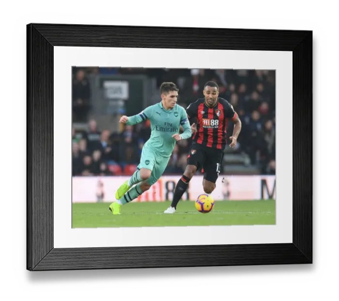 Framed Print : Torreira vs. Wilson: AFC Bournemouth vs. Arsenal FC, Premier League Showdown Framed Print : Torreira vs. Wilson: AFC Bournemouth vs. Arsenal FC, Premier League Showdown