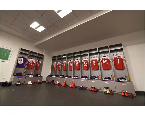 Arsenal's Changing Room Before UEFA Europa League Match vs. Vorskla Poltava (2018-19)
