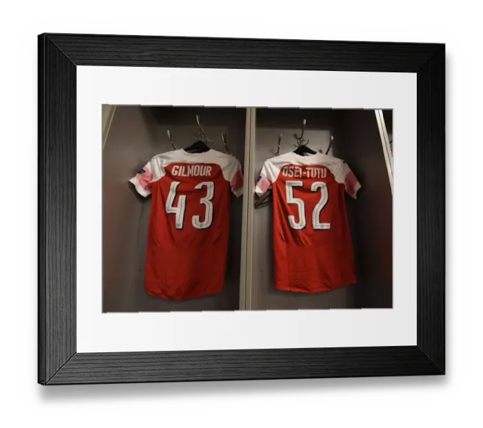 Framed Print : Arsenal Changing Room: Preparing for FC Vorskla Poltava (UEFA Europa League, 2018-19) Framed Print : Arsenal Changing Room: Preparing for FC Vorskla Poltava (UEFA Europa League, 2018-19)