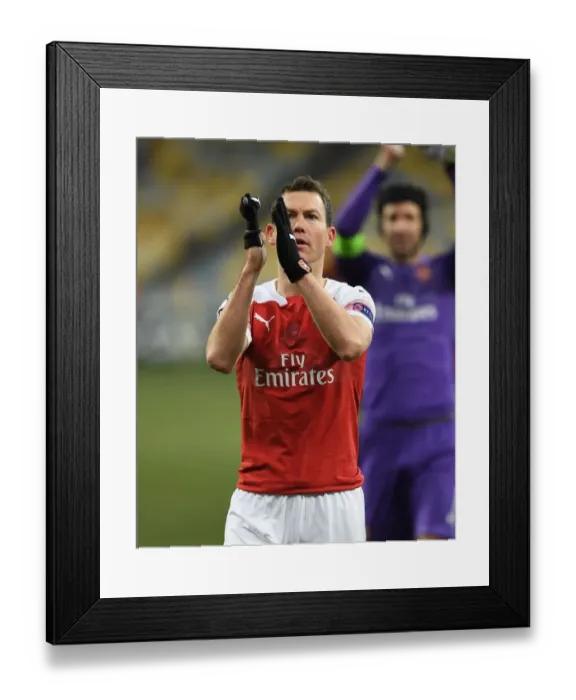 Framed Print : Stephan Lichtsteiner's Europa League Victory: Celebrating with Arsenal Fans in Ukraine Framed Print : Stephan Lichtsteiner's Europa League Victory: Celebrating with Arsenal Fans in Ukraine