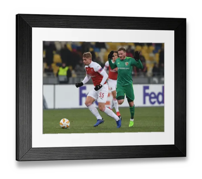Framed Print : Emile Smith Rowe vs. Oleksandr Skliar: Battle in the Europa League between Vorskla Poltava and Arsenal Framed Print : Emile Smith Rowe vs. Oleksandr Skliar: Battle in the Europa League between Vorskla Poltava and Arsenal
