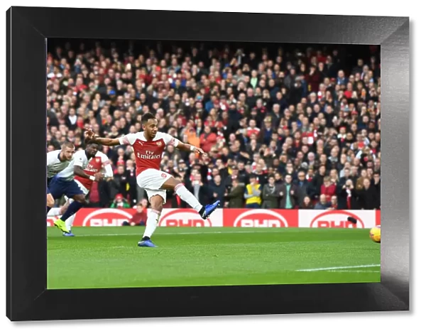 Arsenal vs. Tottenham: Aubameyang Scores First Goal in Intense Premier League Clash (2018-19)
