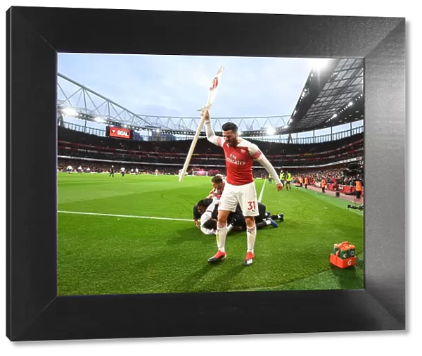 Sead Kolasinac's Euphoric Moment: Arsenal's Third Goal Against Tottenham Hotspur (2018-19)