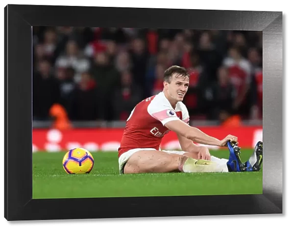Rob Holding in Action: Arsenal vs. Tottenham, Premier League 2018