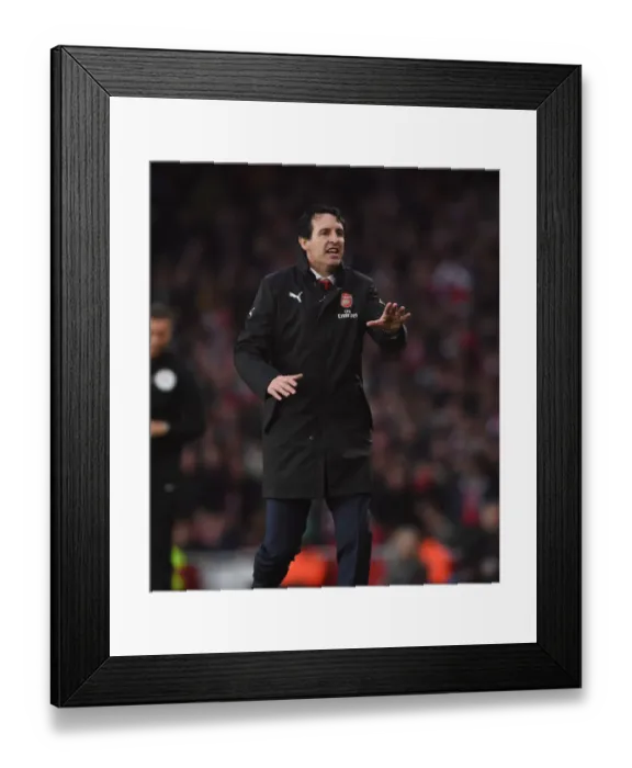 Framed Print : Unai Emery: Masterminding Arsenal's Tactics Against Tottenham Hotspur, Premier League 2018-19 Framed Print : Unai Emery: Masterminding Arsenal's Tactics Against Tottenham Hotspur, Premier League 2018-19