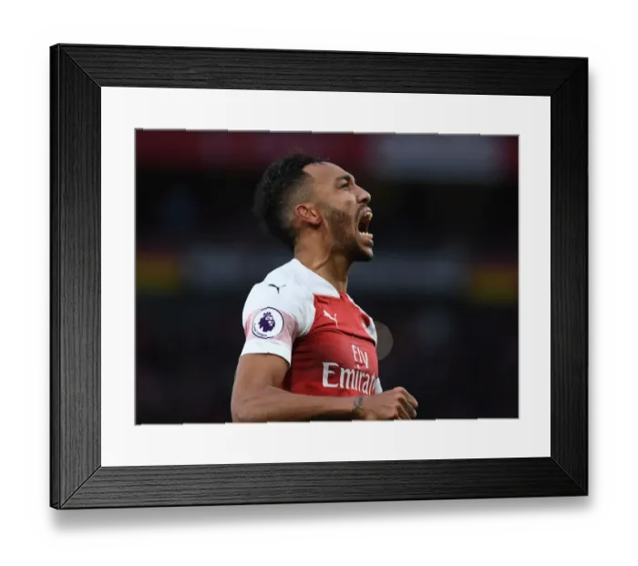 Framed Print : Aubameyang's Hat-Trick: Arsenal's Thrilling Victory Over Tottenham Framed Print : Aubameyang's Hat-Trick: Arsenal's Thrilling Victory Over Tottenham