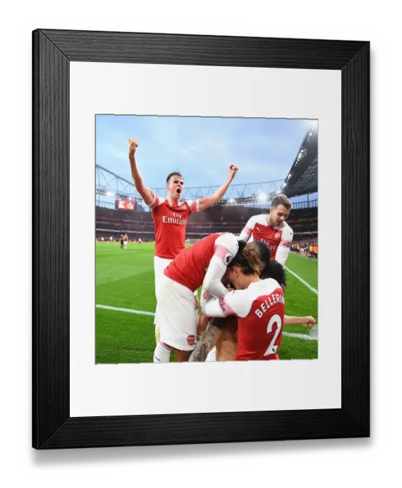 Framed Print : Rob Holding Celebrates Arsenal's Third Goal Against Tottenham Hotspur (2018-19) Framed Print : Rob Holding Celebrates Arsenal's Third Goal Against Tottenham Hotspur (2018-19)