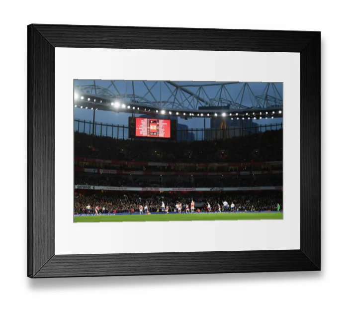 Framed Print : Arsenal vs. Tottenham: Premier League Rivalry at Emirates Stadium (December 2018)