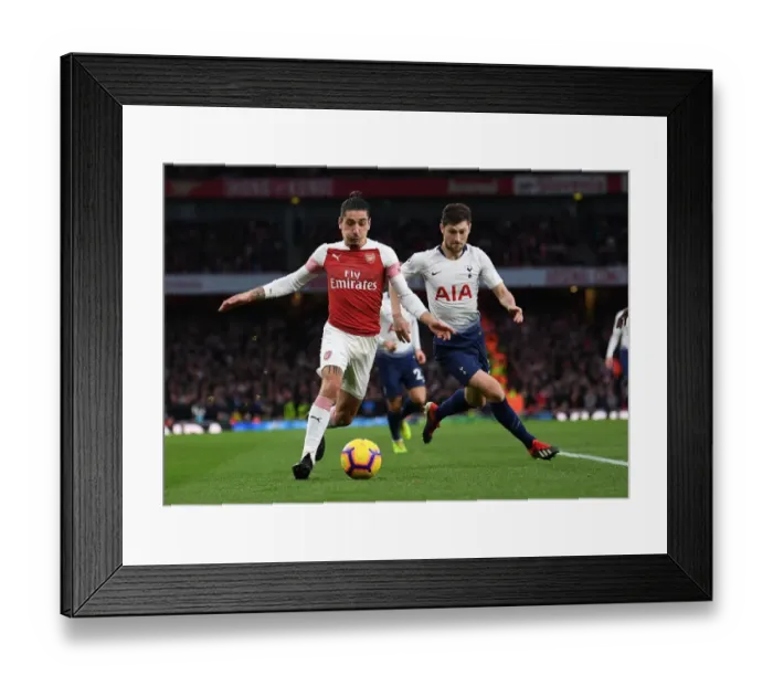 Framed Print : Clash of the Capital: Bellerin vs. Davies in the Arsenal-Tottenham Showdown Framed Print : Clash of the Capital: Bellerin vs. Davies in the Arsenal-Tottenham Showdown