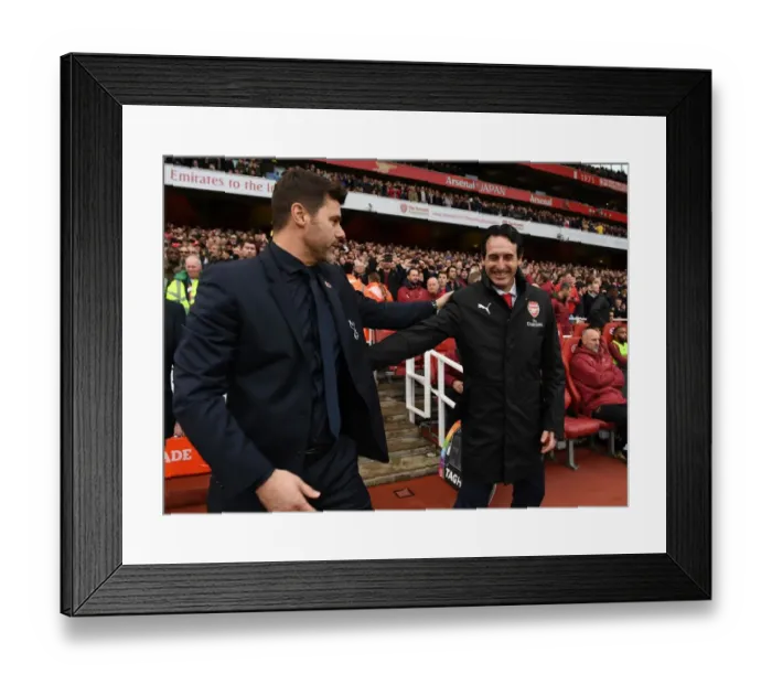 Framed Print : Unai Emery and Mauricio Pochettino Face Off: Arsenal v Tottenham Hotspur, Premier League 2018-19 Framed Print : Unai Emery and Mauricio Pochettino Face Off: Arsenal v Tottenham Hotspur, Premier League 2018-19