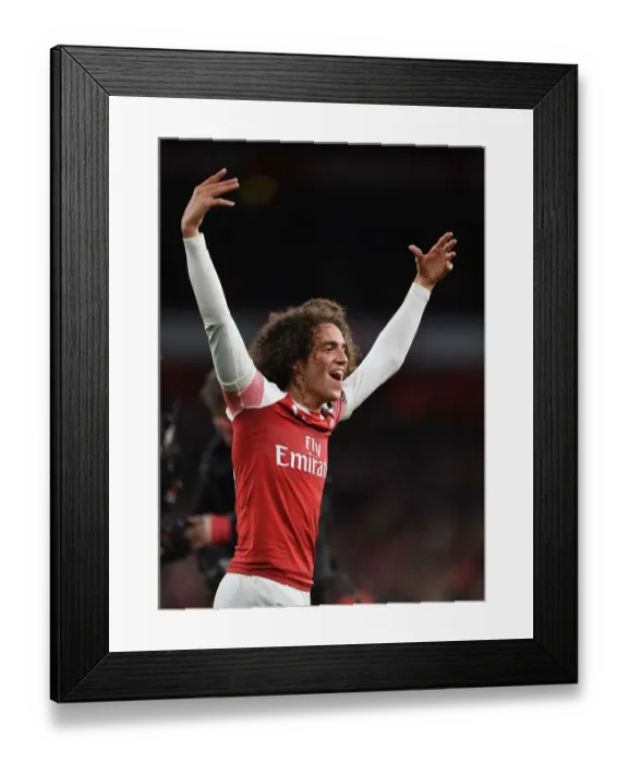 Framed Print : Guendouzi's Triumph: Arsenal's Victory Over Tottenham (2018-19)