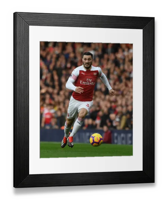 Framed Print : Sead Kolasinac in Action: Arsenal vs. Tottenham, Premier League 2018-19 Framed Print : Sead Kolasinac in Action: Arsenal vs. Tottenham, Premier League 2018-19