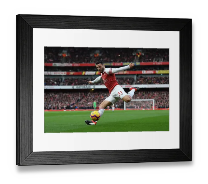 Framed Print : Sead Kolasinac in Action: Arsenal vs. Tottenham, Premier League 2018-19 Framed Print : Sead Kolasinac in Action: Arsenal vs. Tottenham, Premier League 2018-19
