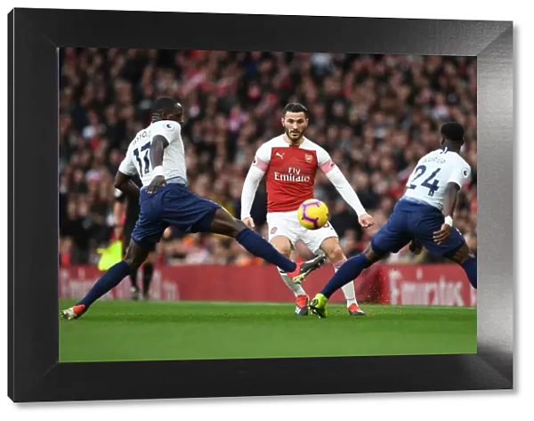 Sead Kolasinac Chips Past Moussa Sissoko and Serge Aurier: Arsenal vs. Tottenham, Premier League 2018-19