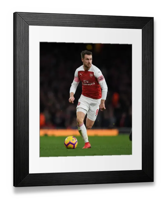 Framed Print : Ramsey's Intense Showdown: Arsenal vs. Tottenham (2018-19)