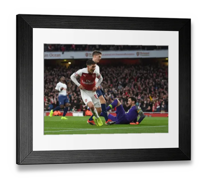 Framed Print : Torreira's Brace: Arsenal's Thrilling 4-2 Victory Over Tottenham (2018-19 Premier League) Framed Print : Torreira's Brace: Arsenal's Thrilling 4-2 Victory Over Tottenham (2018-19 Premier League)