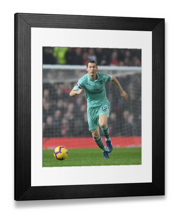 Framed Print : Stephan Lichtsteiner in Action: Manchester United vs. Arsenal (2018-19)