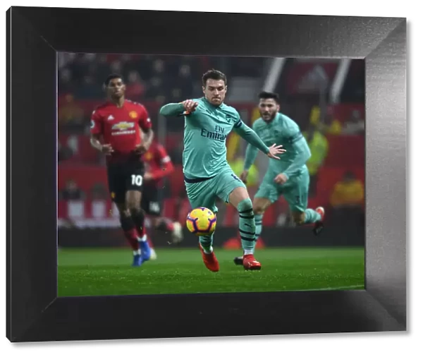 Aaron Ramsey in Action: Manchester United vs. Arsenal, Premier League Clash (2018-19)