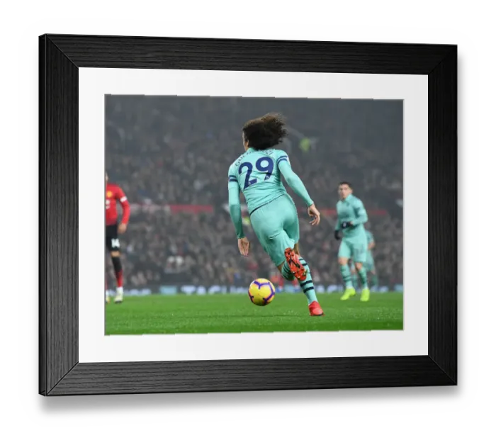 Framed Print : Guendouzi at Old Trafford: A Premier League Battle between Arsenal and Manchester United (2018-19) Framed Print : Guendouzi at Old Trafford: A Premier League Battle between Arsenal and Manchester United (2018-19)