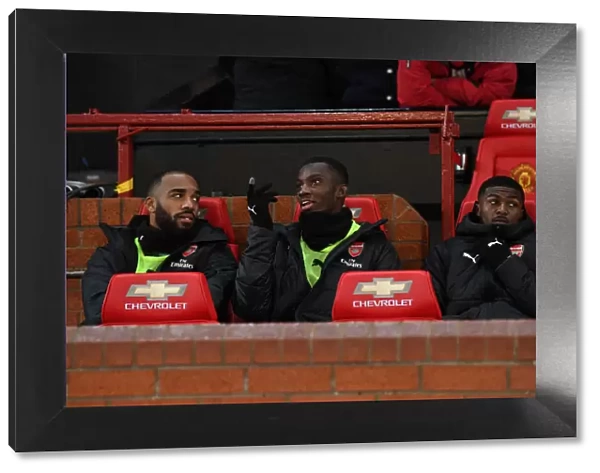 Arsenal Substitutes: Lacazette, Nketiah, Maitland-Niles at Old Trafford (Manchester United vs Arsenal, 2018-19)