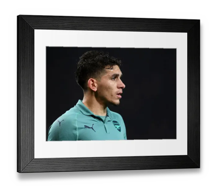 Framed Print : Lucas Torreira in Action: Arsenal vs. Manchester United, Premier League 2018-19