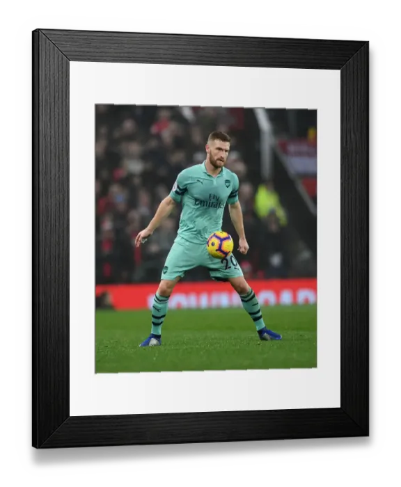 Framed Print : Mustafi vs Darmian: Manchester United vs Arsenal FC, Premier League Showdown (2018-19) Framed Print : Mustafi vs Darmian: Manchester United vs Arsenal FC, Premier League Showdown (2018-19)