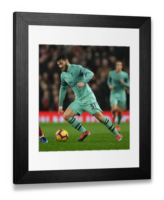 Framed Print : Sead Kolasinac in Action: Arsenal vs. Manchester United (2018-19) Framed Print : Sead Kolasinac in Action: Arsenal vs. Manchester United (2018-19)