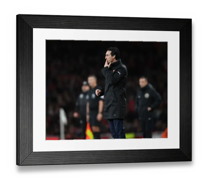 Framed Print : Unai Emery Focuses on Arsenal's Premier League Clash Against Huddersfield Town Framed Print : Unai Emery Focuses on Arsenal's Premier League Clash Against Huddersfield Town
