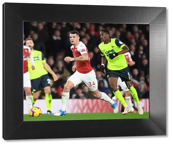 Xhaka Overpowers Kongolo: Arsenal vs Huddersfield, Premier League 2018-19