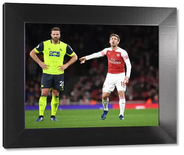 Monreal Marks Depoitre: Arsenal vs. Huddersfield, Premier League (2018-19)
