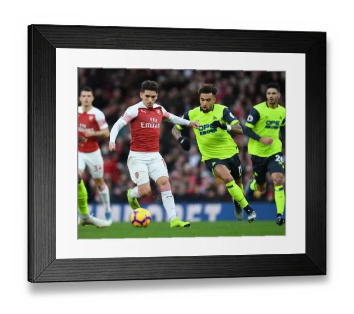 Framed Print : Torreira vs. Williams: A Premier League Battle at the Emirates