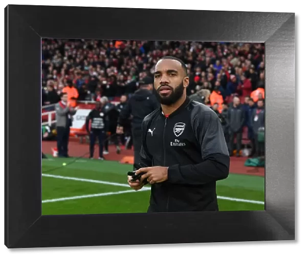 Alex Lacazette: Arsenal FC vs Huddersfield Town, Premier League, Emirates Stadium, London, 2018